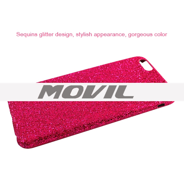 NP-2588 Cuero Brillante Polvo Movil Funda Para iPhone 6 Plus-3